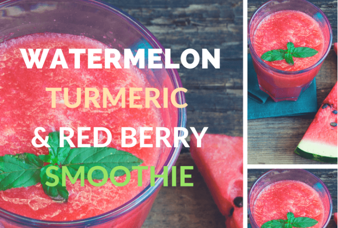 WATERMELON, TURMERIC & RED BERRY SMOOTHIE