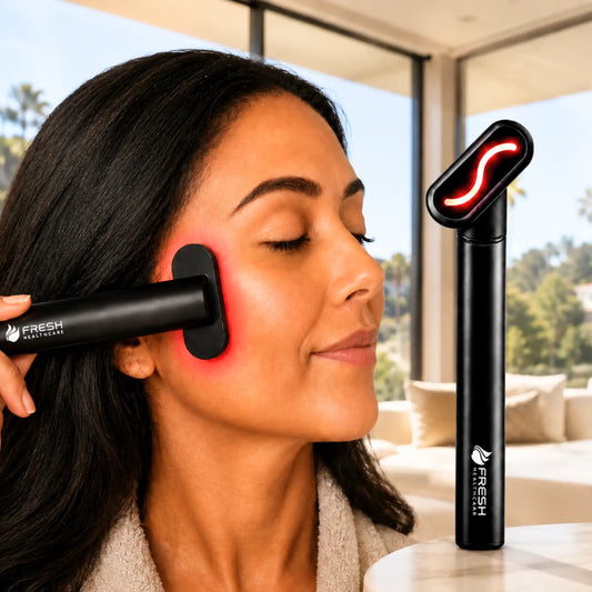 Fresh Healthcare 5-in-1 Red Light Therapy Wand for Face & Neck