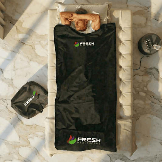 Fresh Healthcare Infrared Sauna Blanket - Far Infrared (FIR) Heat Therapy Kit - Fresh Healthcare