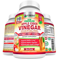 Fresh Healthcare Premium Raw Apple Cider Vinegar Complex - 120 Vegan Capsules
