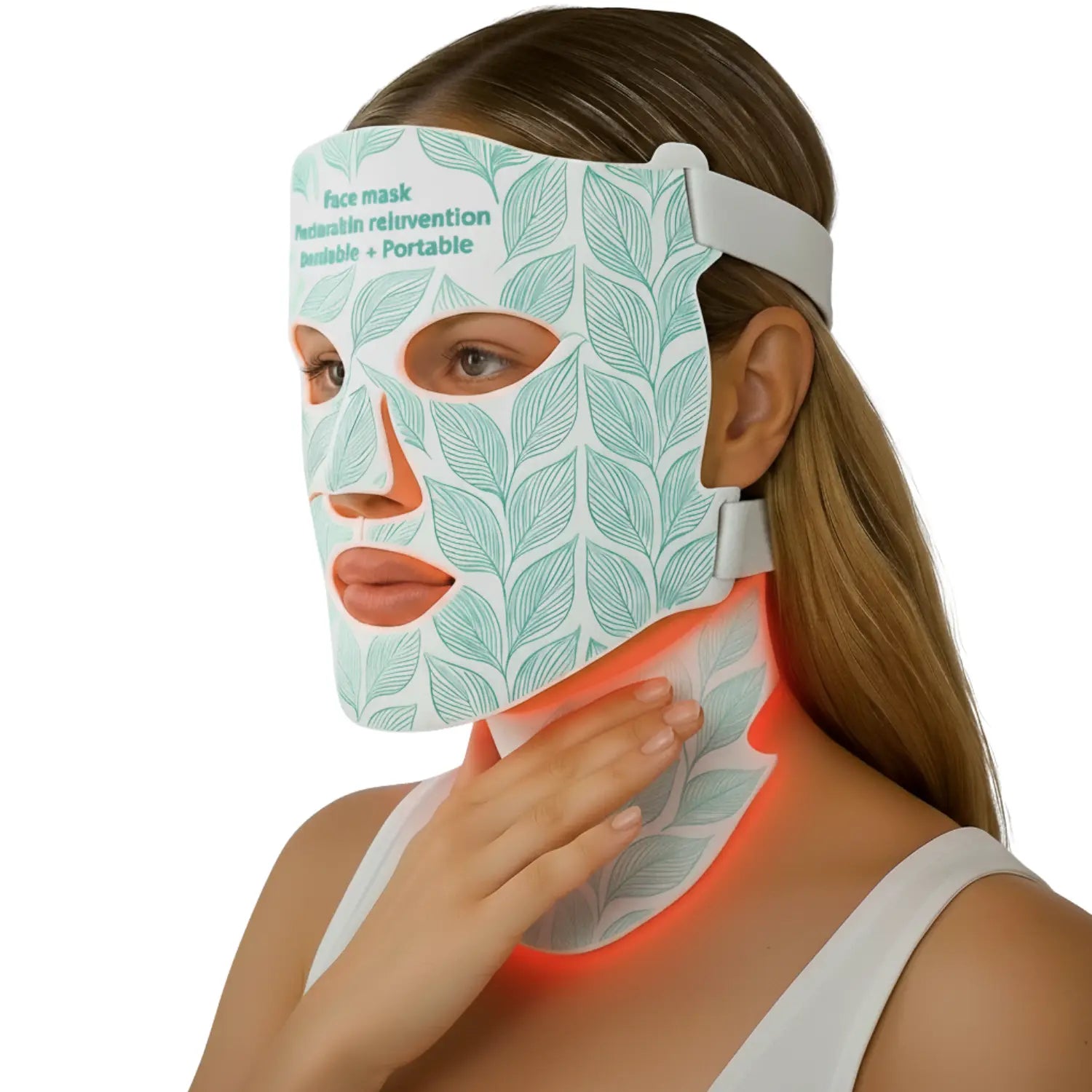 Fresh Healthcare Red Light Therapy Face Mask - 8 - in - 1 Rejuvenation System with FREE Neck LED Attachment - Fresh Healthcare