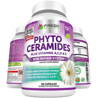 Fresh Healthcare Phytoceramides 350mg with Vitamins A,C,D & E - 90 Vegan Capsules